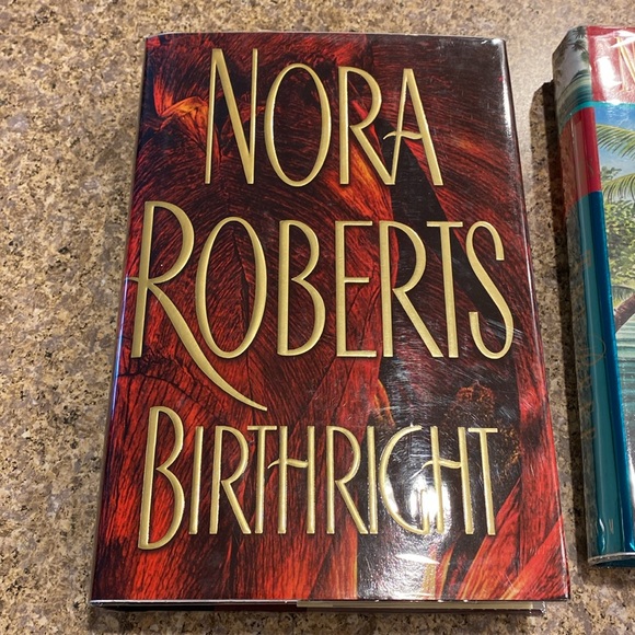 2 Nora Roberts Hardcover Books The Reef & Birthright - Picture 4 of 16